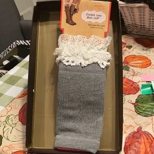 Crochet Lace Boot Cuff